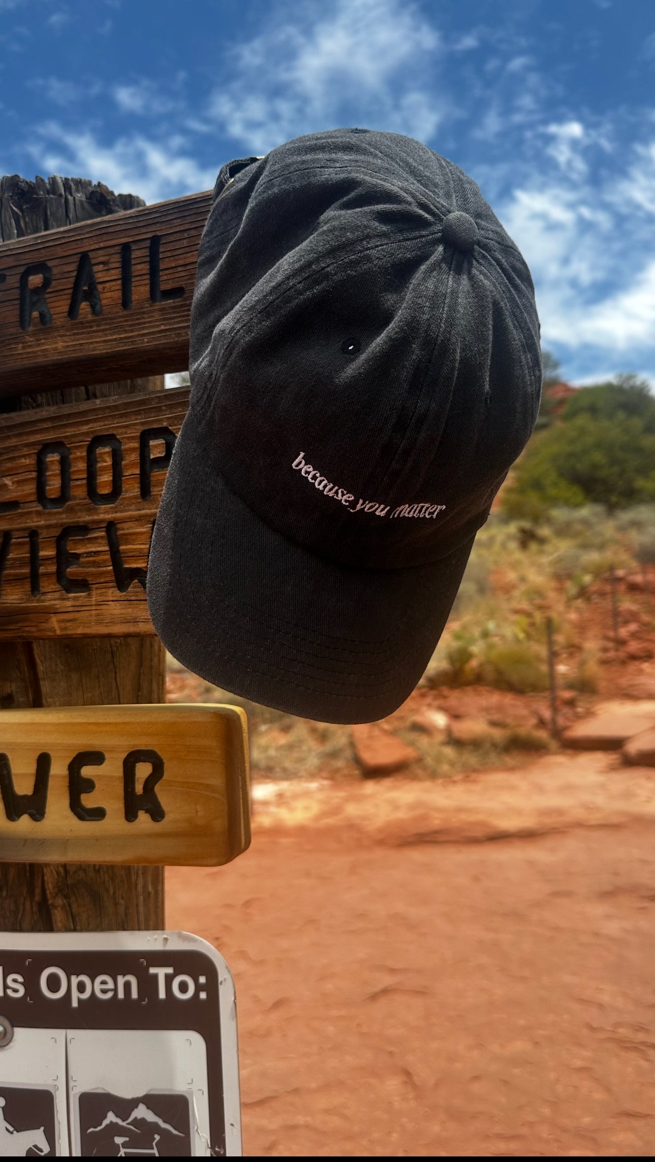 Because You Matter Vintage Baseball Cap